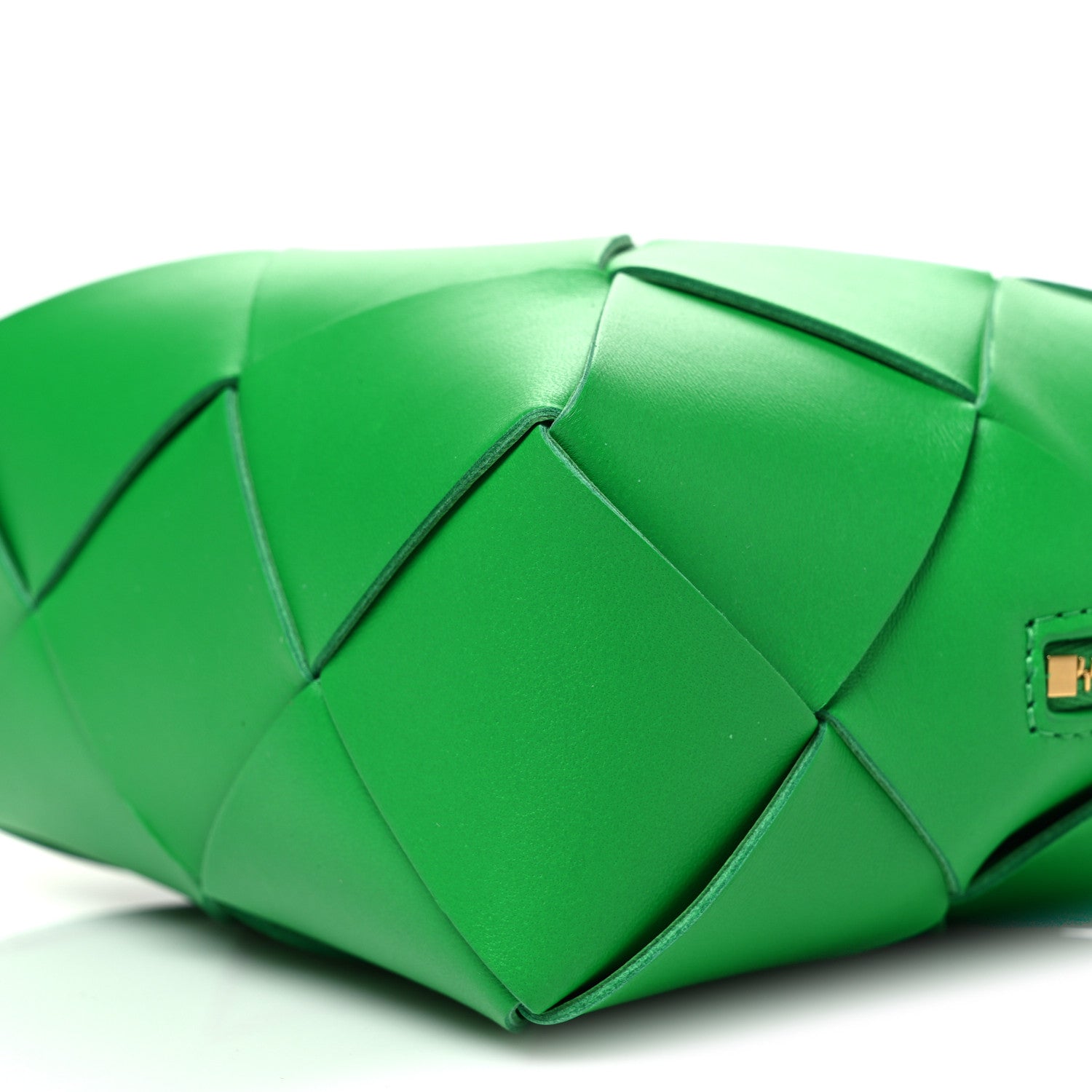 Bottega Veneta Lambskin Maxi Intrecciato Mini Cassette Camera Bag Parakeet 9 of 9