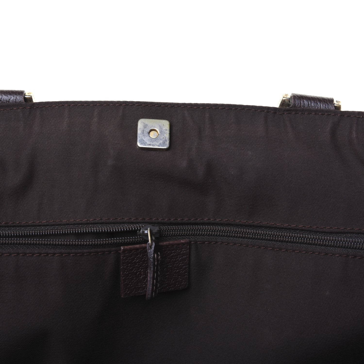 Gucci Monogram Large Abbey Tote Dark Brown 13 of 21