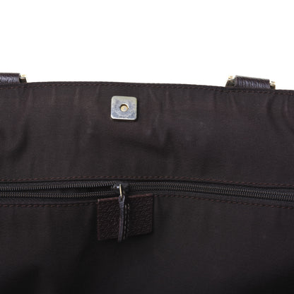 Gucci Monogram Large Abbey Tote Dark Brown 13 of 21