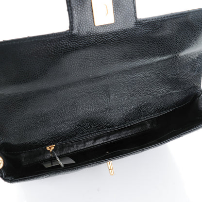 Chanel Caviar Quilted Medium Single Flap Black 5 of 8