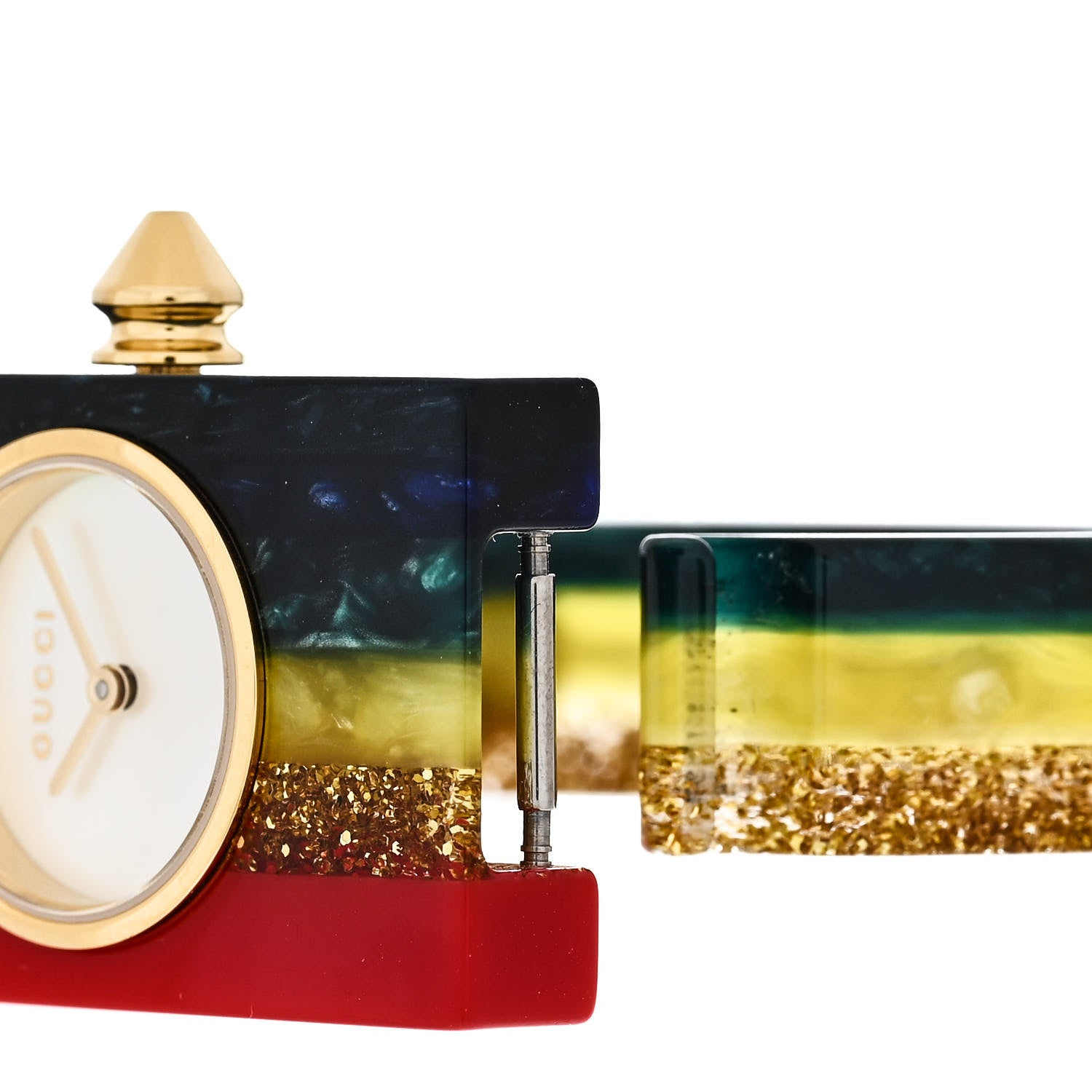 時計 GUCCI MATHER OF PEARL Gucci Stainless Steel Plexiglass Mother of Pearl 24mm