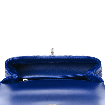 Chanel Caviar Quilted Mini Coco Handle Flap Blue 5 of 14