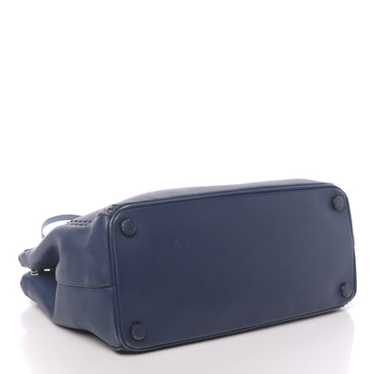 Prada City Calf Hand Stitched Medium Galleria Double Zip Tote Bleuette 4 of 23