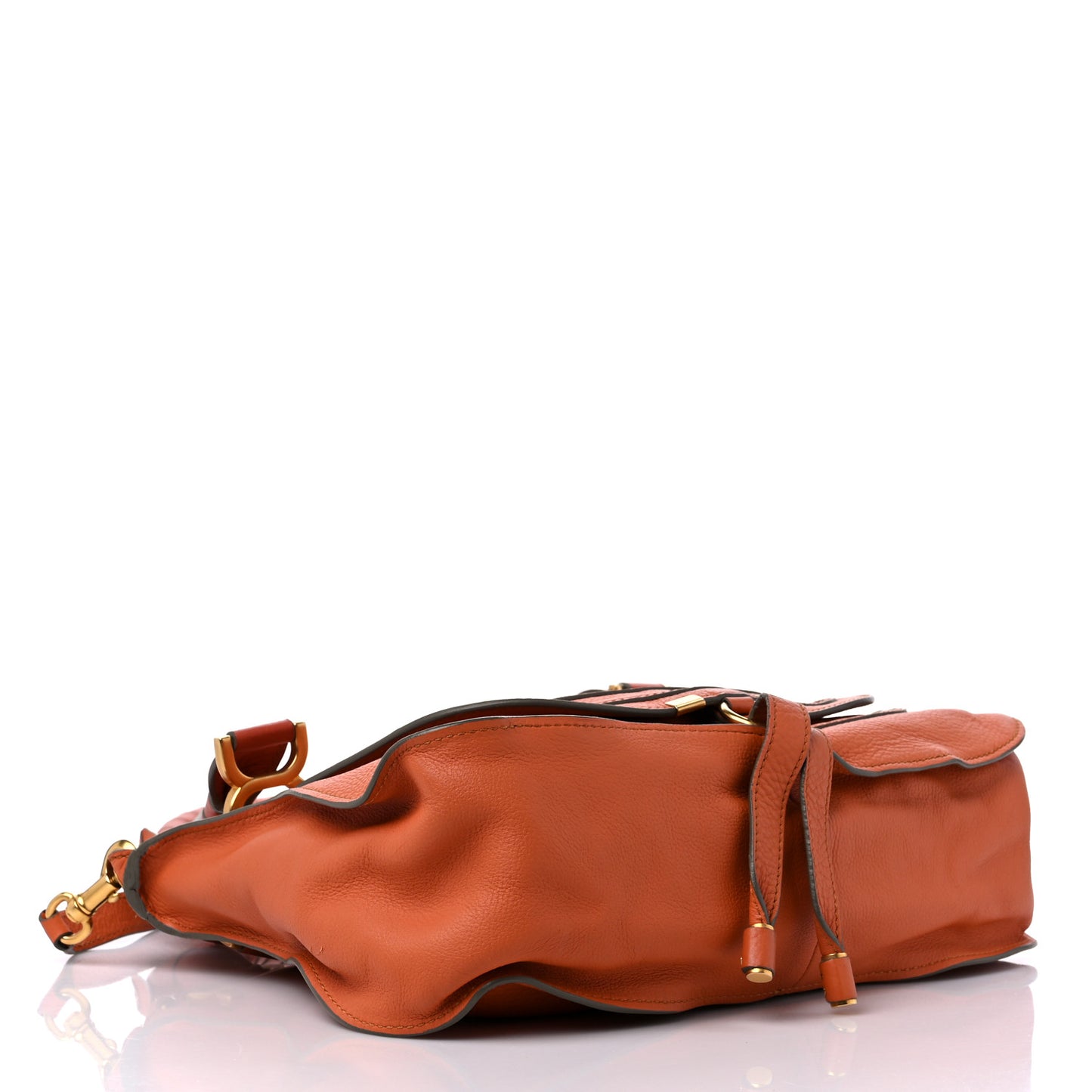 Calfskin Medium Marcie Satchel Indian Summer