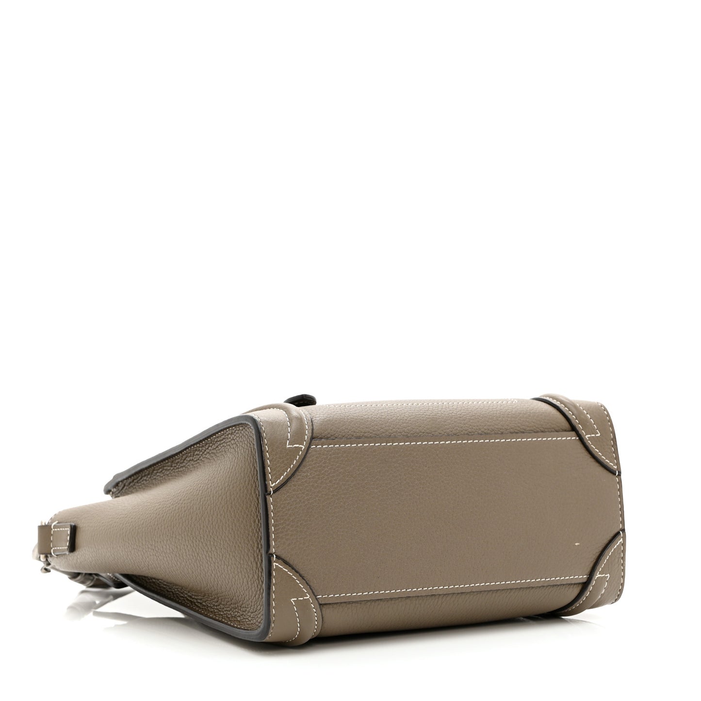Drummed Calfskin Nano Luggage Souris