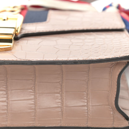 Gucci Alligator Small Sylvie Shoulder Bag Beige 11 of 11