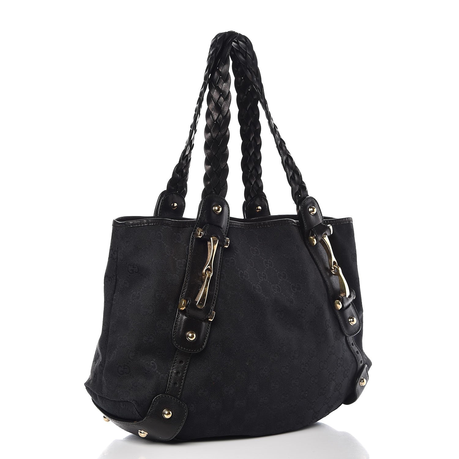 Gucci Monogram Small Pelham Shoulder Bag Black 3 of 13