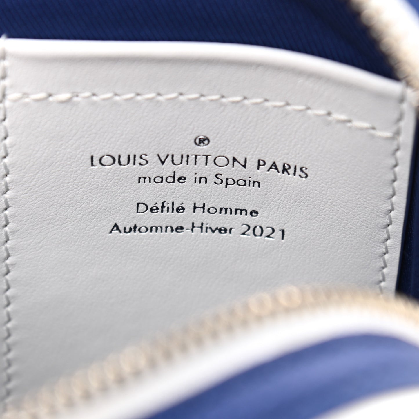 Calfskin Everyday LV Danube PPM Blue