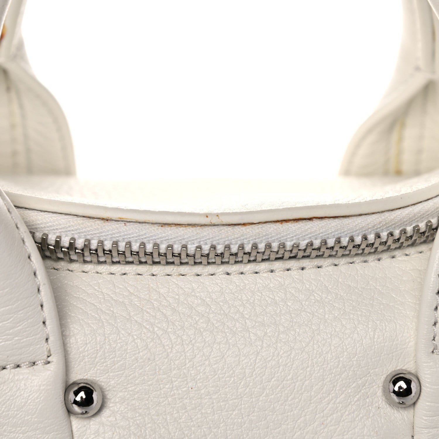 Alexander Wang Calfskin Studded Mini Rockie White Rodium Hardware 9 of 16