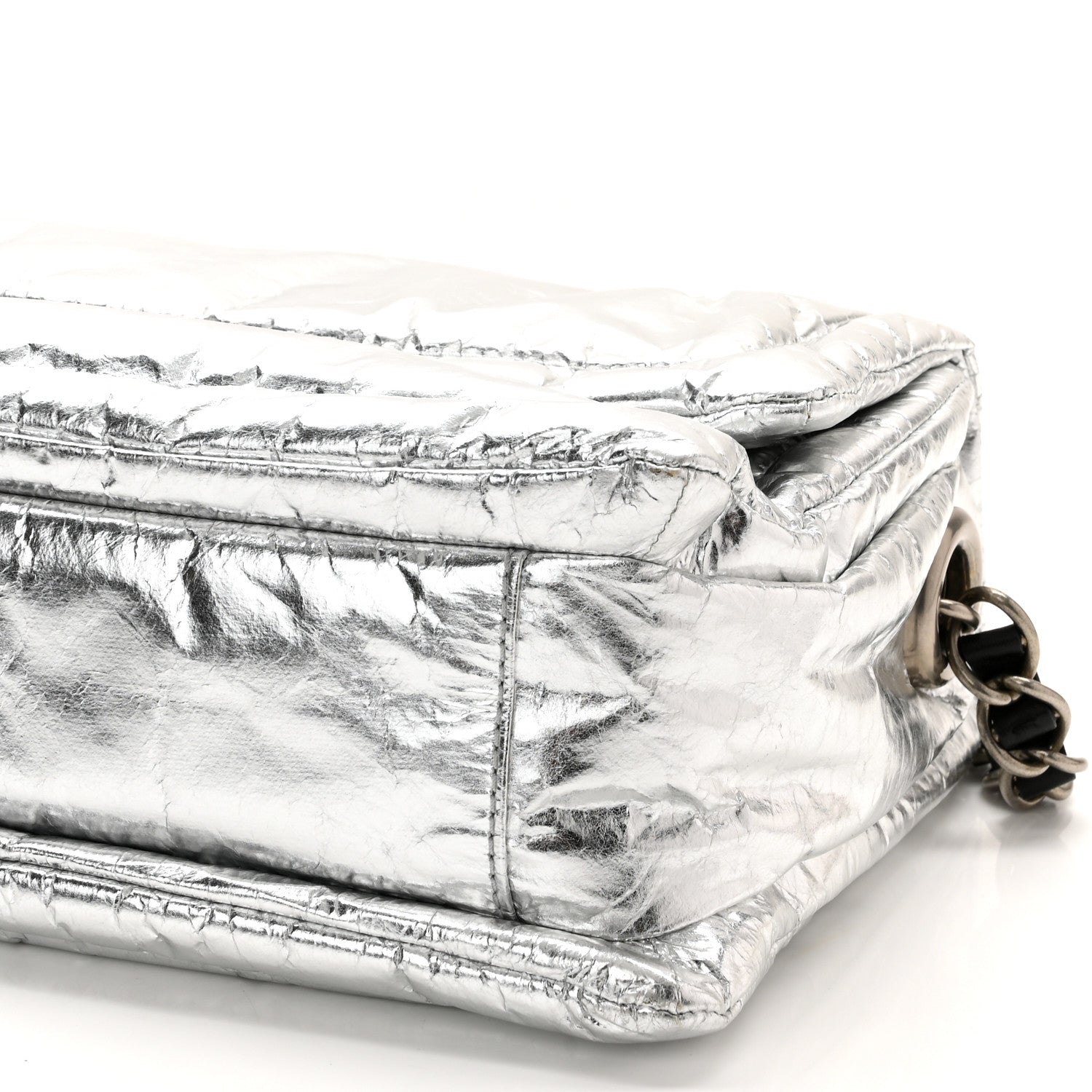 Marc Jacobs Metallic Lambskin The Pillow Bag Silver 11 of 11