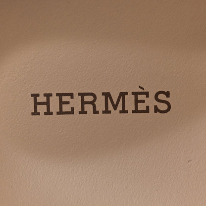 Hermes Suede Goatskin Womens Chypre Sandals 41 Beige Argile 7 of 10