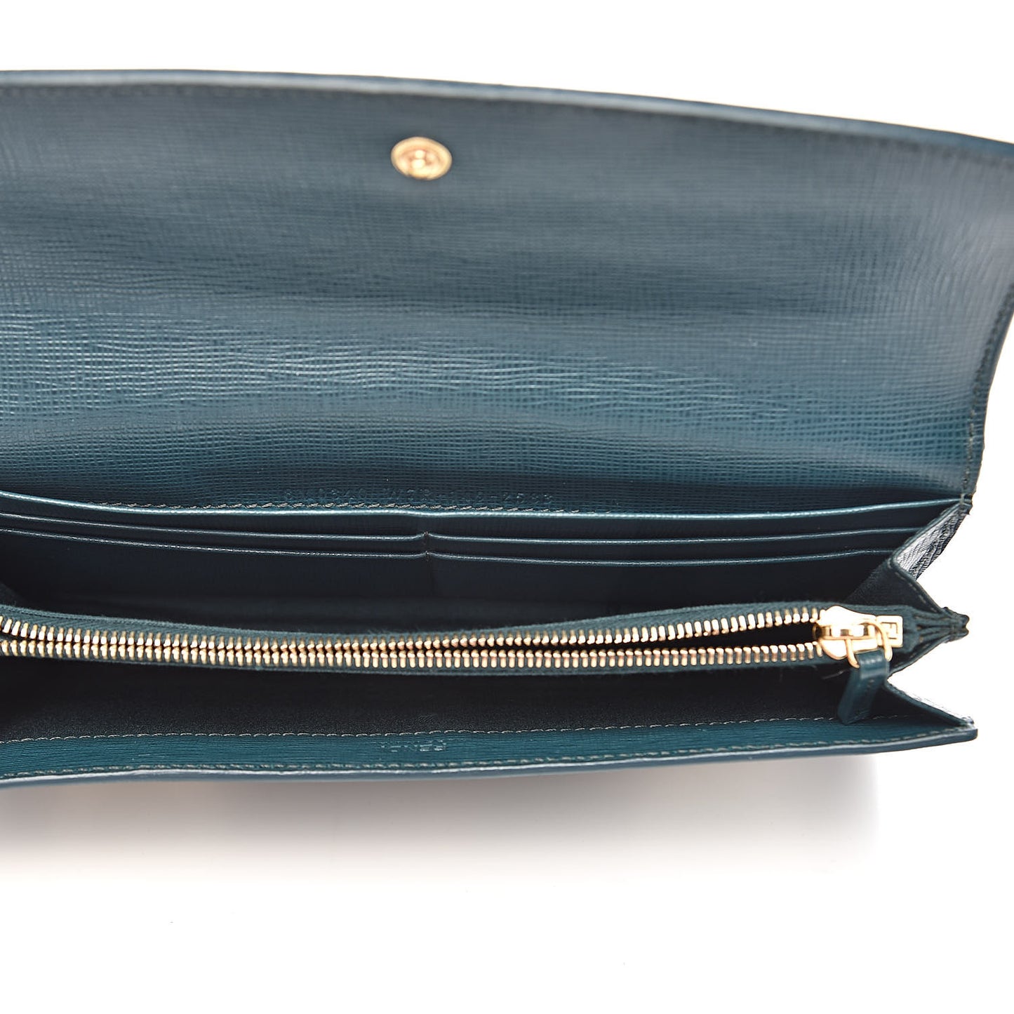 Vitello Crystal Tooth Monster Continental Wallet Oceano Multicolor