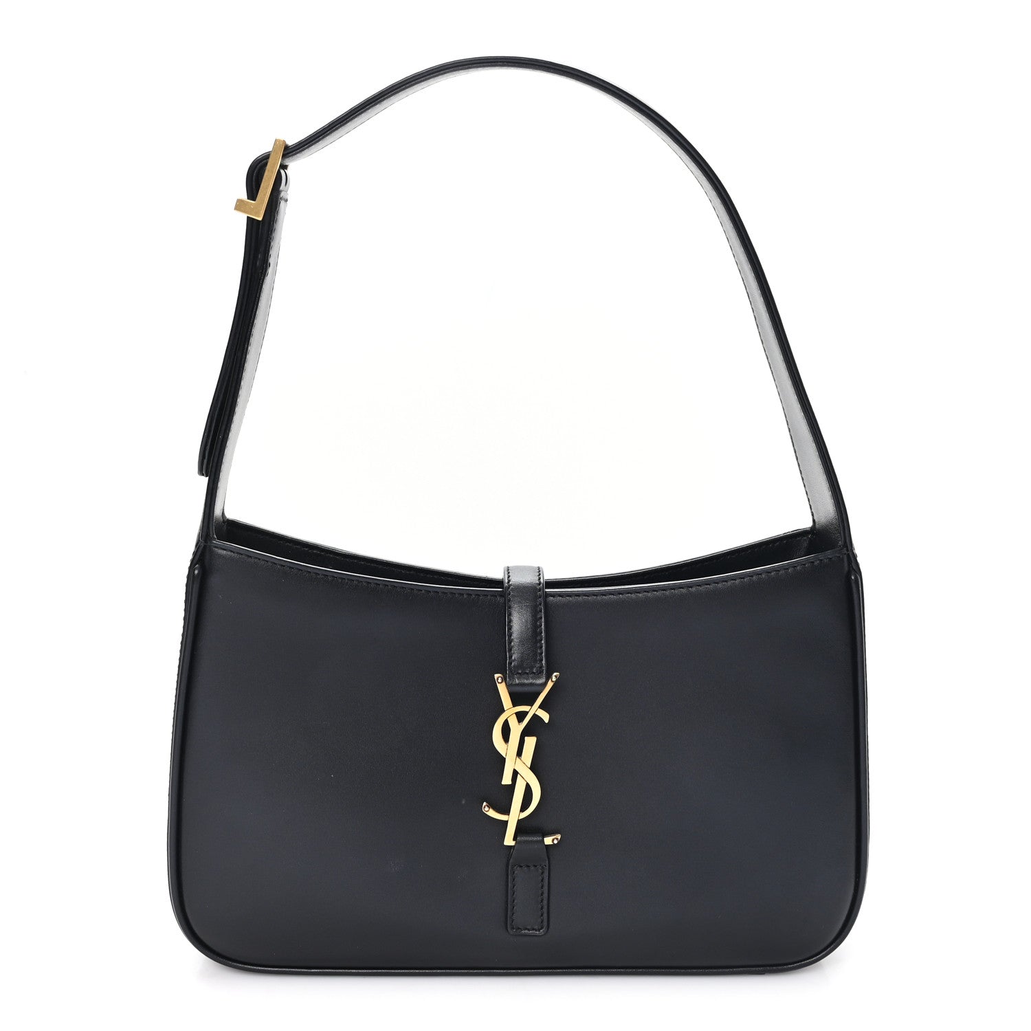 Saint Laurent Smooth Calfskin Le 5 A 7 Hobo Black 1 of 11