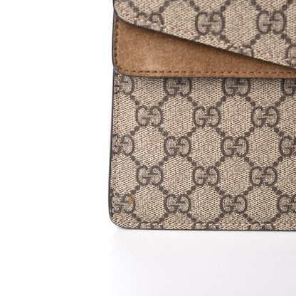 Gucci GG Supreme Monogram Small Dionysus Shoulder Bag Taupe 10 of 11