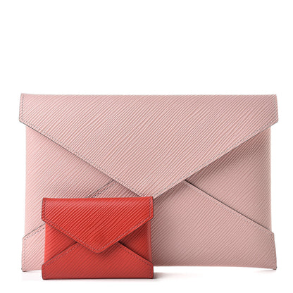 Louis Vuitton Epi Kirigami Pochette Set Rose Ballerine Coquelicot 1 of 14