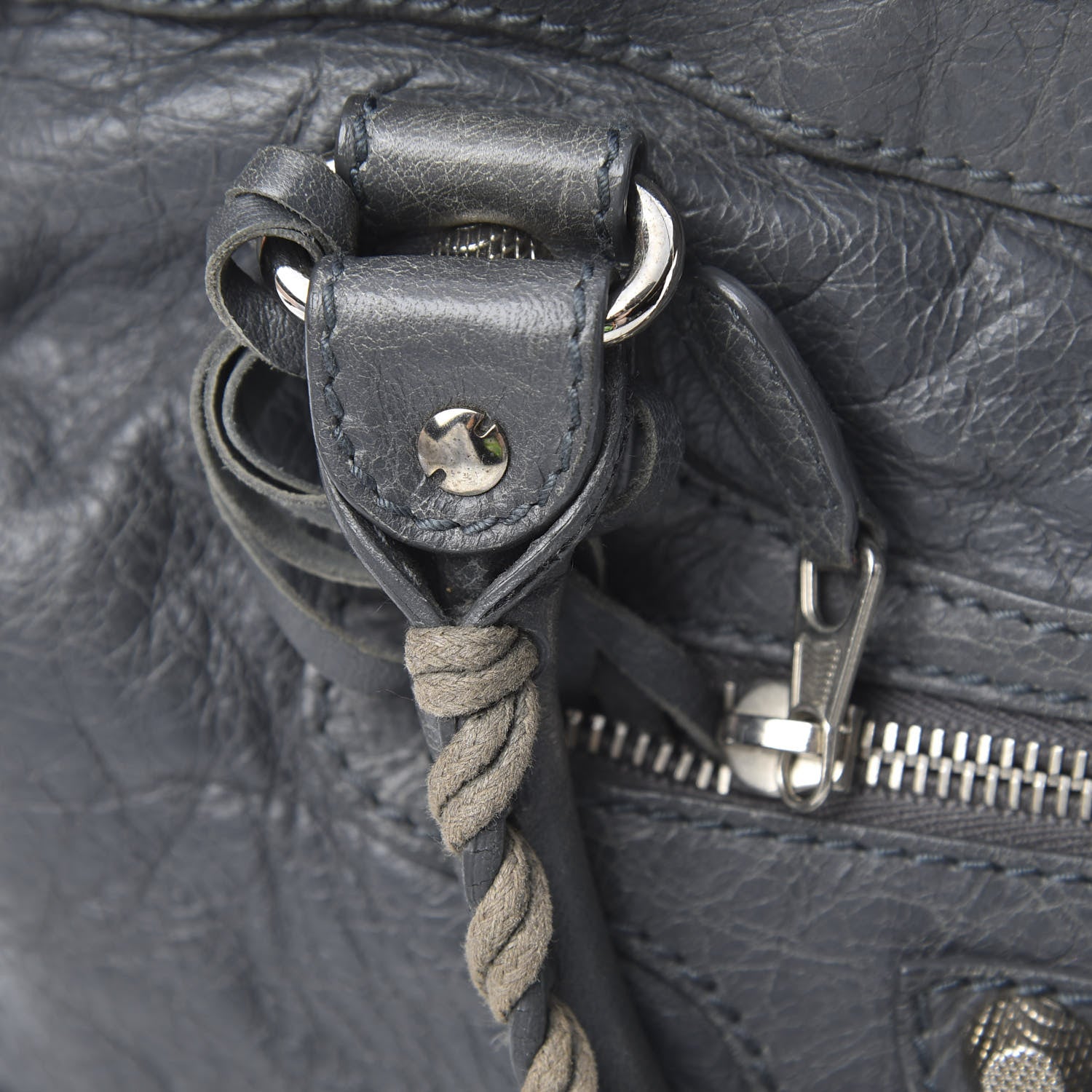 Balenciaga Agneau Giant 12 Silver Hardware Gris Tarmac 16 of 17