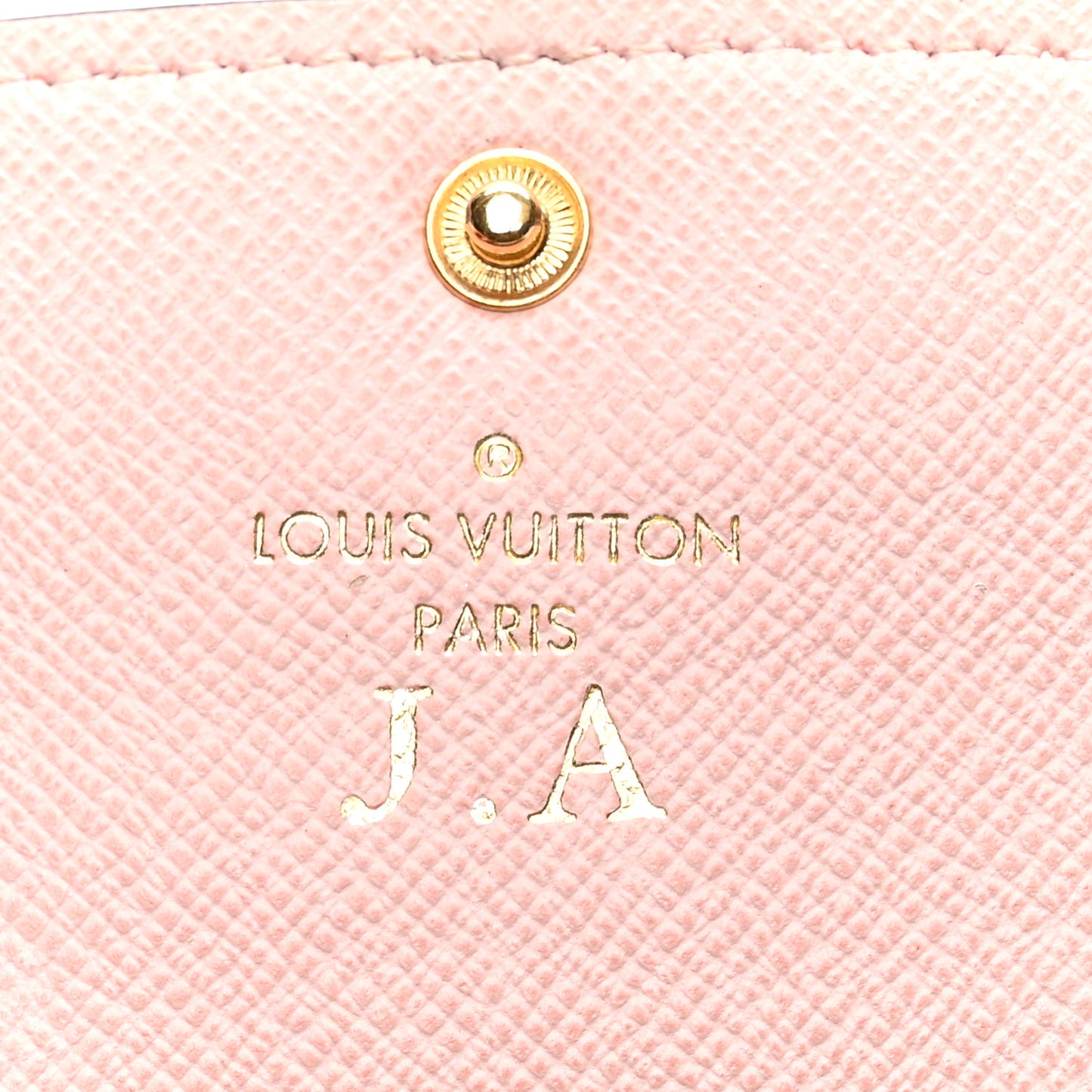 Damier Ebene Emilie Wallet Rose Ballerine