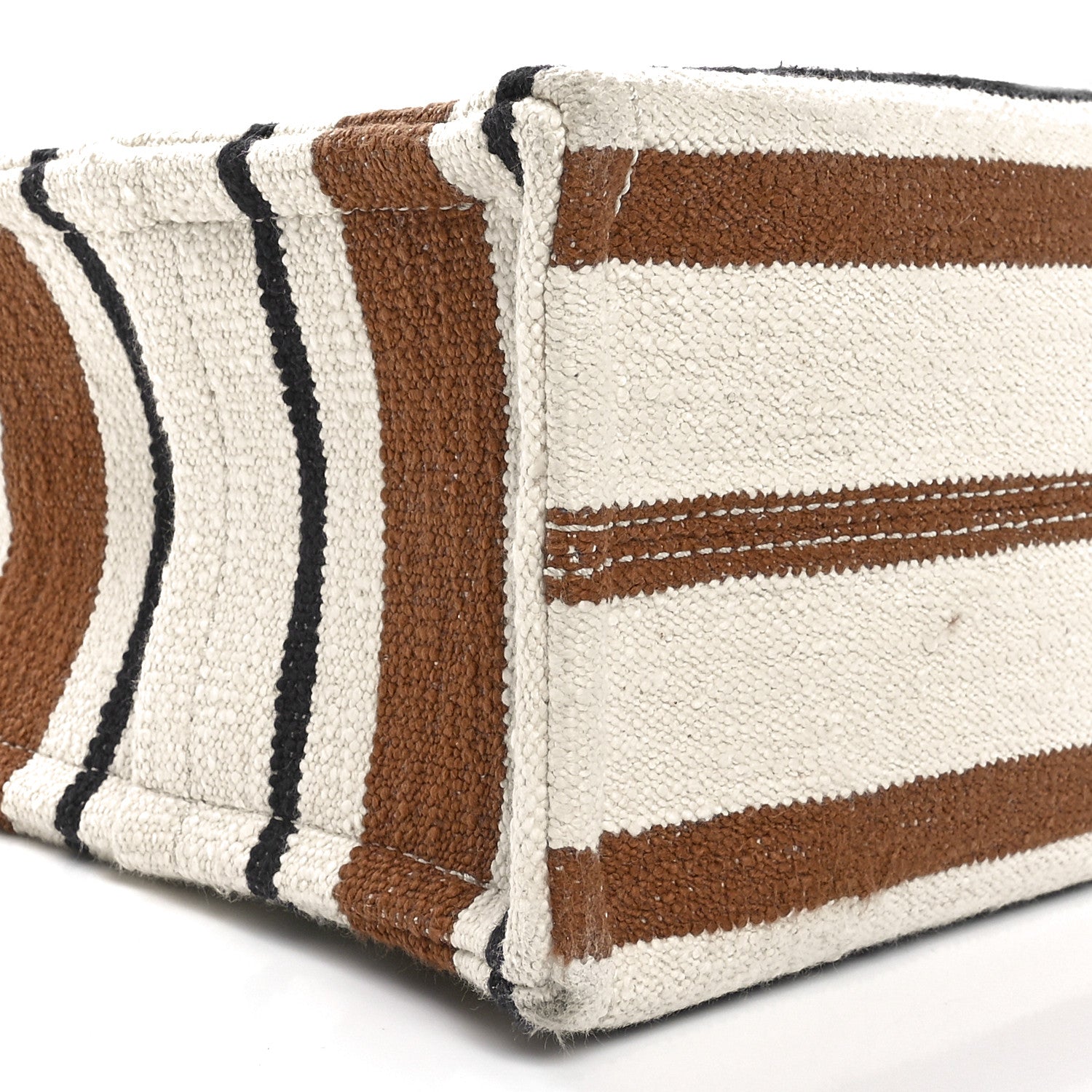 Celine Jacquard Striped Small Cabas Thais Multicolor 8 of 9
