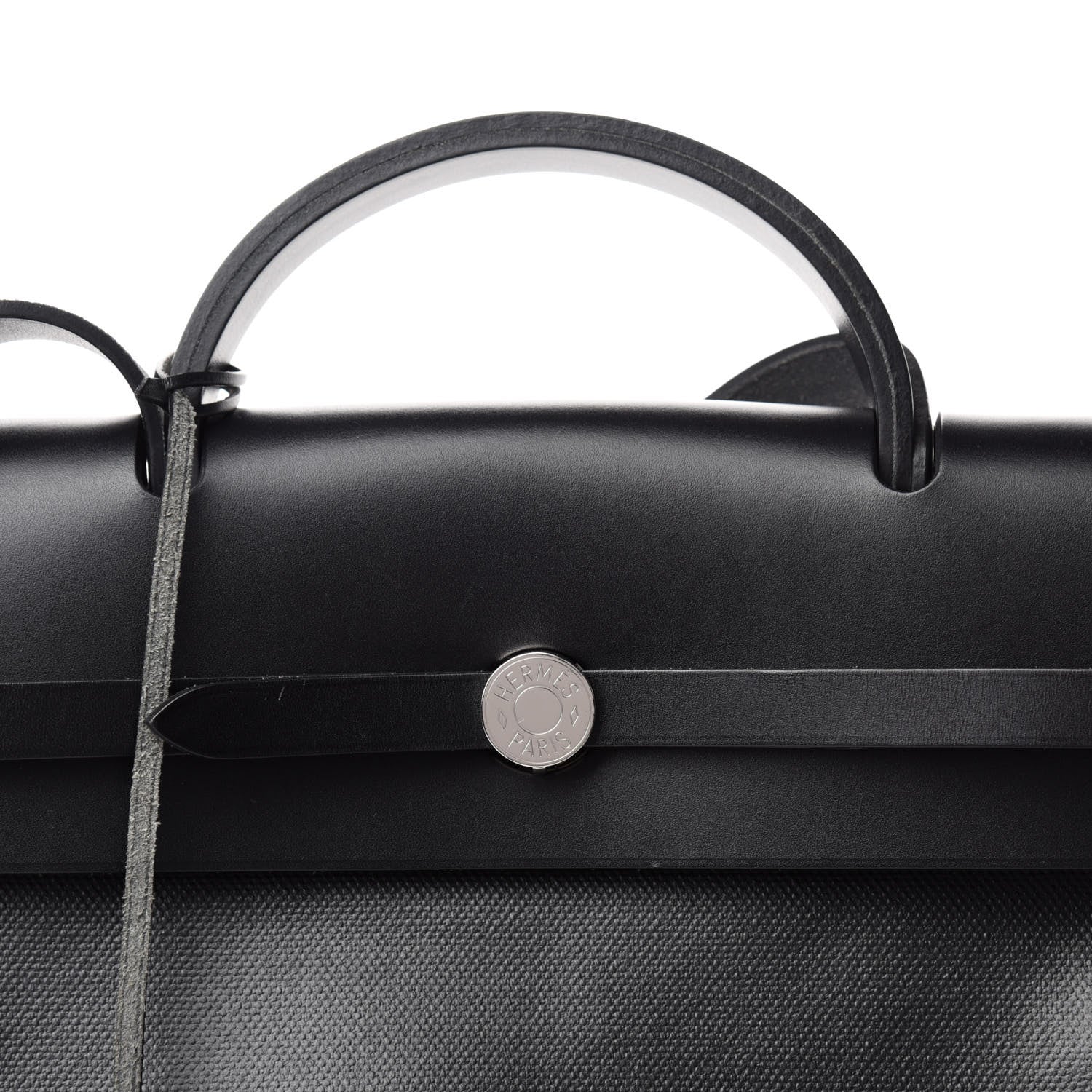 Hermes Toile H Berline Vache Hunter Herbag Zip 39 MM Black Ecru 9 of 10