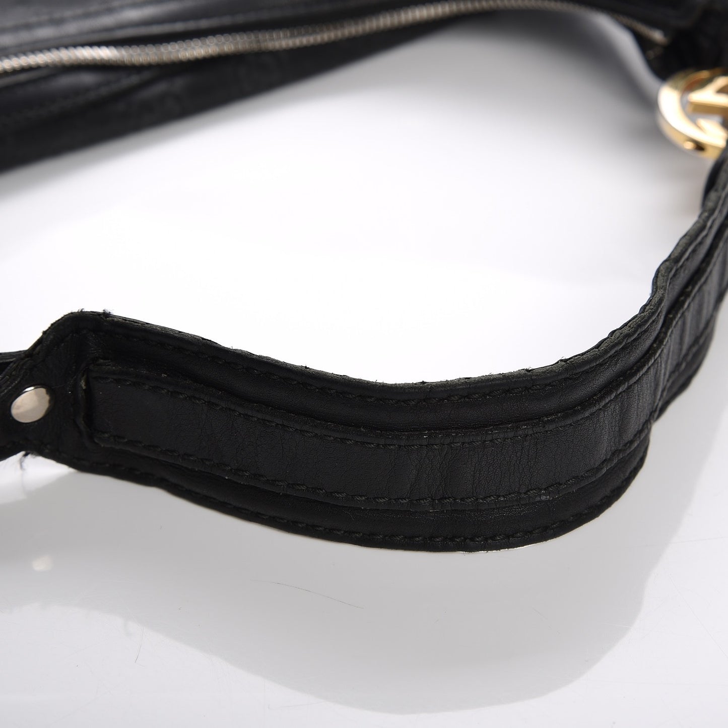 Guccissima Large GG Twins Hobo Black