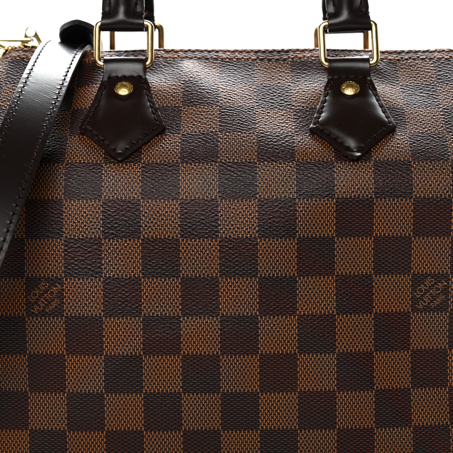 Louis Vuitton Damier Ebene Speedy Bandouliere 25 8 of 11