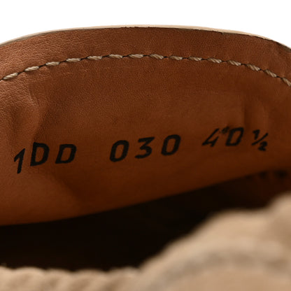 Prada Suede Flats 40.5 Ecru 9 of 12
