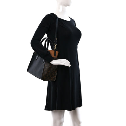 Louis Vuitton Calfskin Monogram On My Side Black 2 of 8