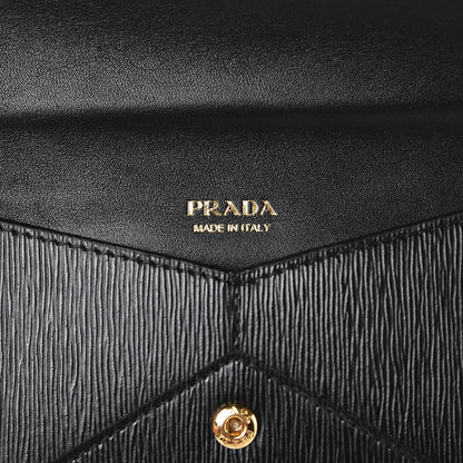 Prada Vitello Move Envelope Wallet Black 6 of 8