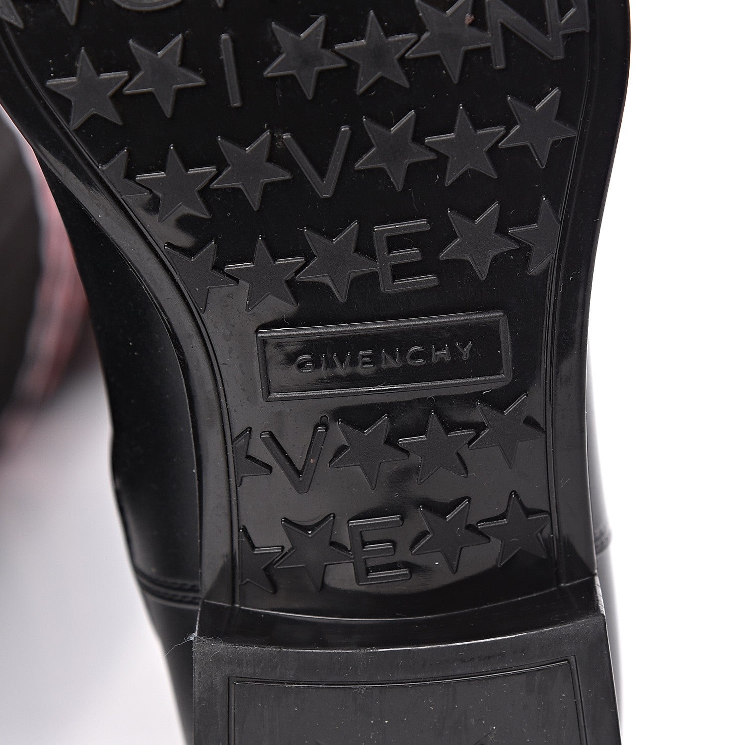 Givenchy Knit Rubber Storm Over The Knee Boots 37 Black 6 of 6
