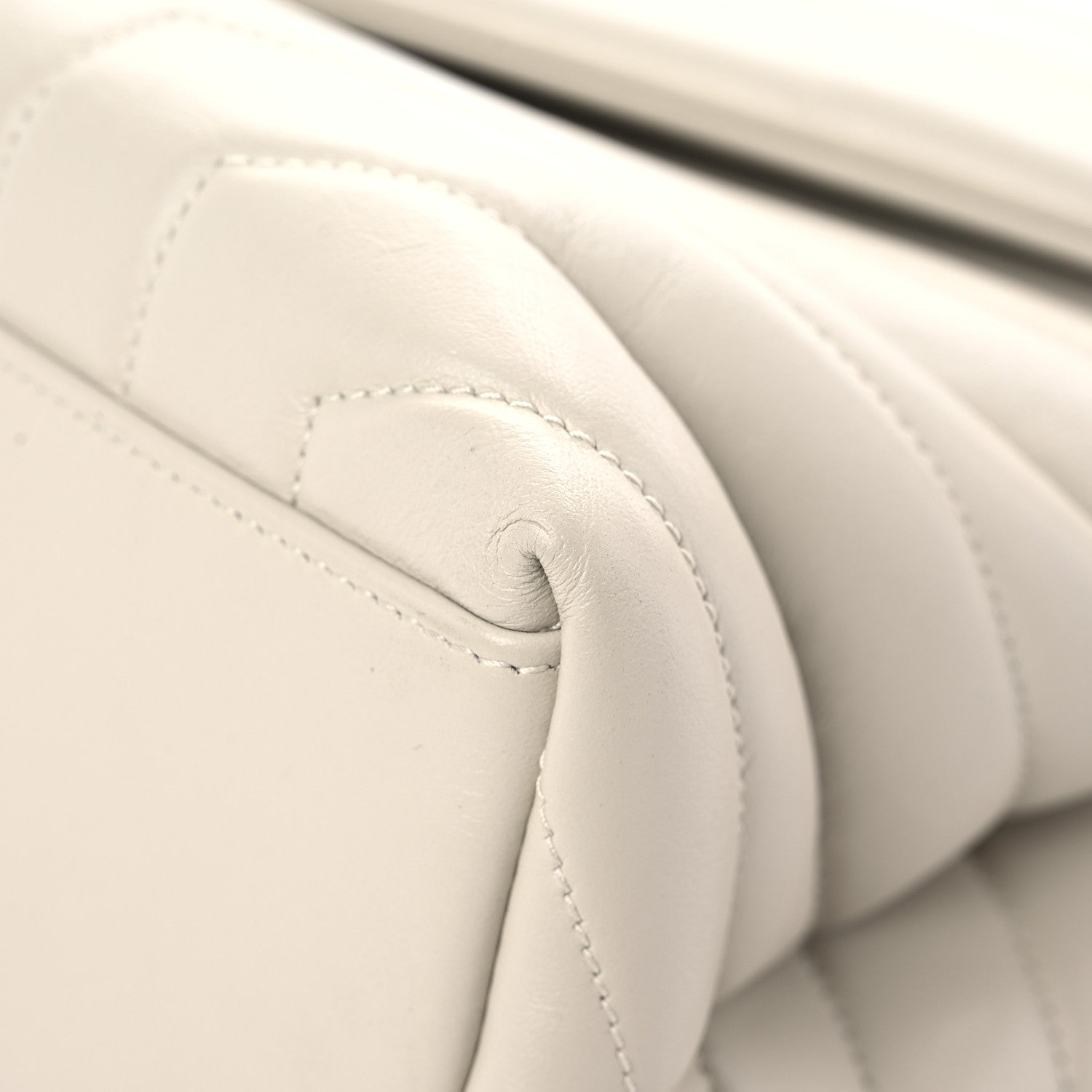 Saint Laurent Calfskin Y Quilted Monogram Medium Loulou Chain Satchel Ivory 10 of 15
