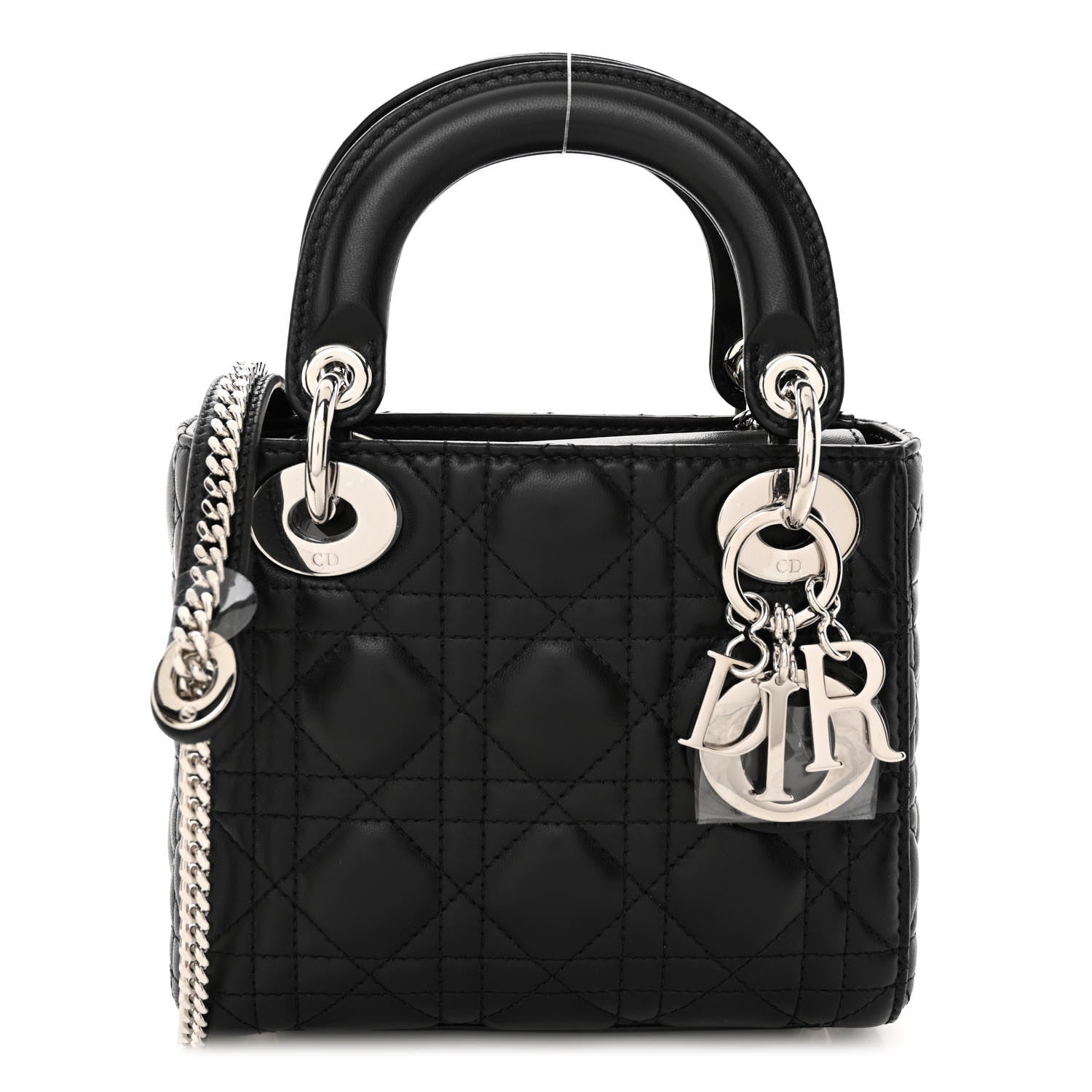 Christian Dior Lambskin Cannage Mini Lady Dior Black 1 of 10