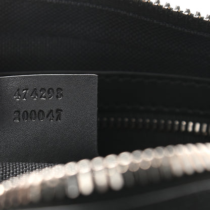 Gucci Soft GG Supreme Monogram Web Belt Bag Black Grey 7 of 9