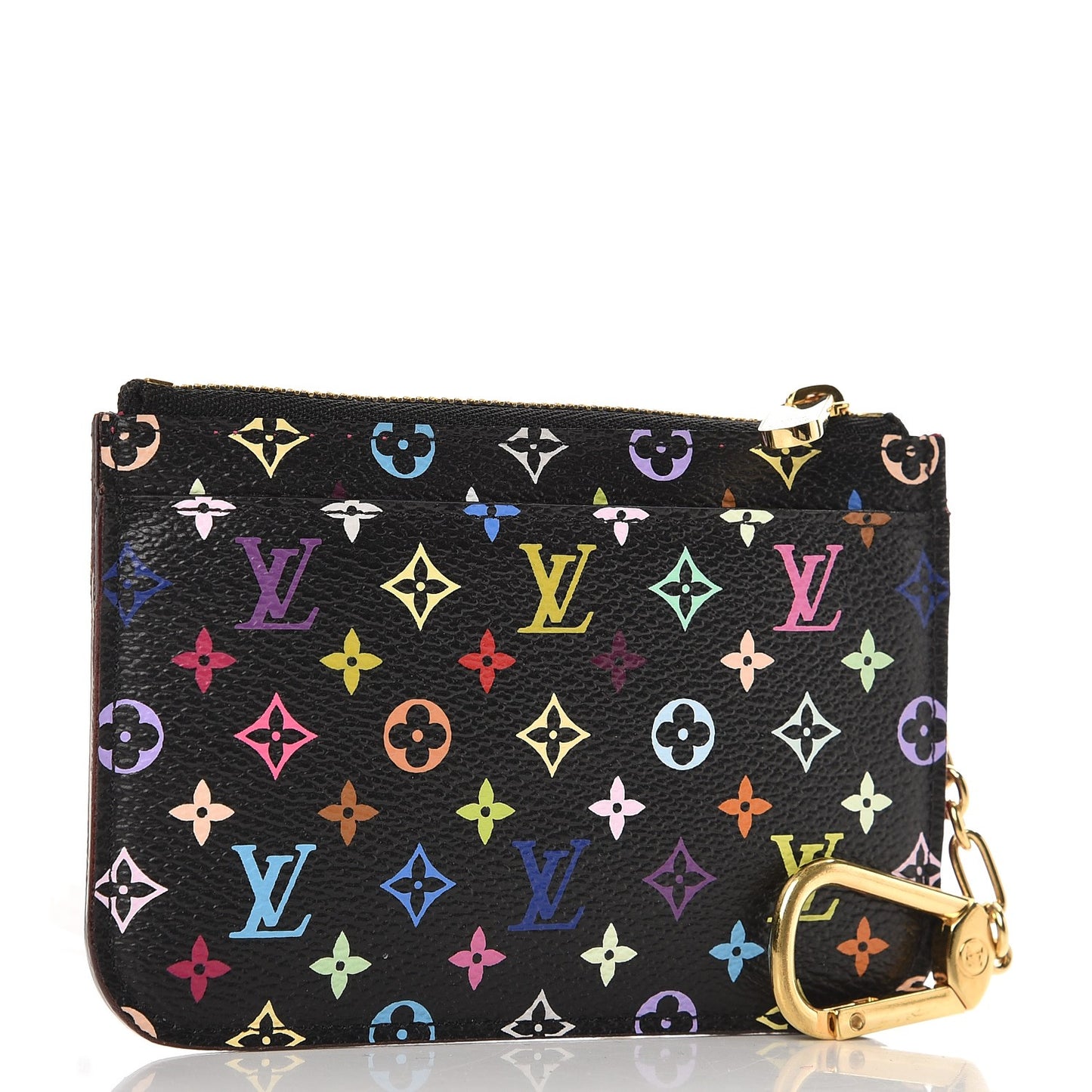 Monogram Multicolor Key Pouch Black Grenade