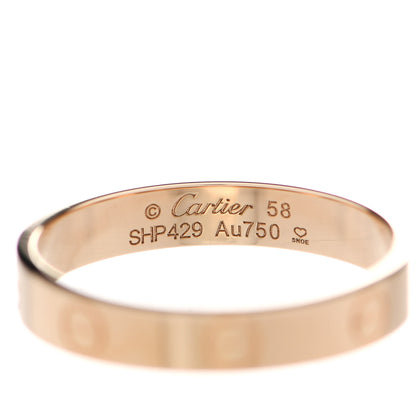 Cartier 18K Yellow Gold 3.5mm LOVE Wedding Band Ring 58 8.25 4 of 6