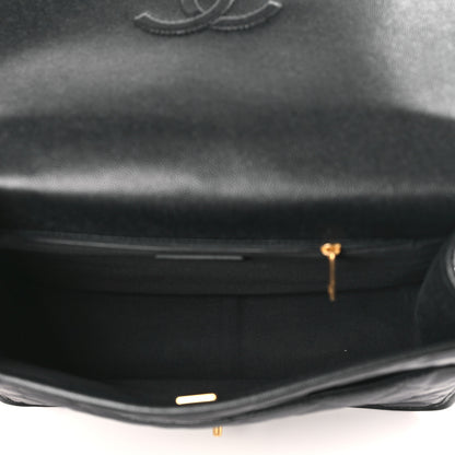 Chanel Caviar Quilted Large School Memory Top Handle Flap Black 4 of 9