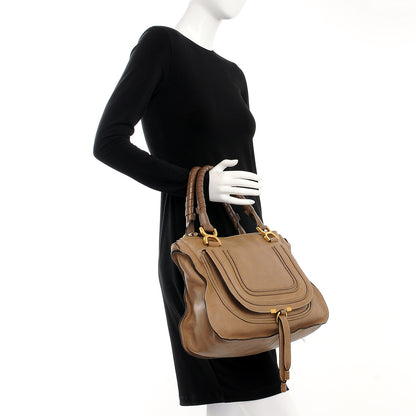 Chloe Calfskin Medium Marcie Satchel Nut 3 of 37