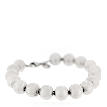 Tiffany Sterling Silver 10mm HardWear Ball Bracelet 1 of 3