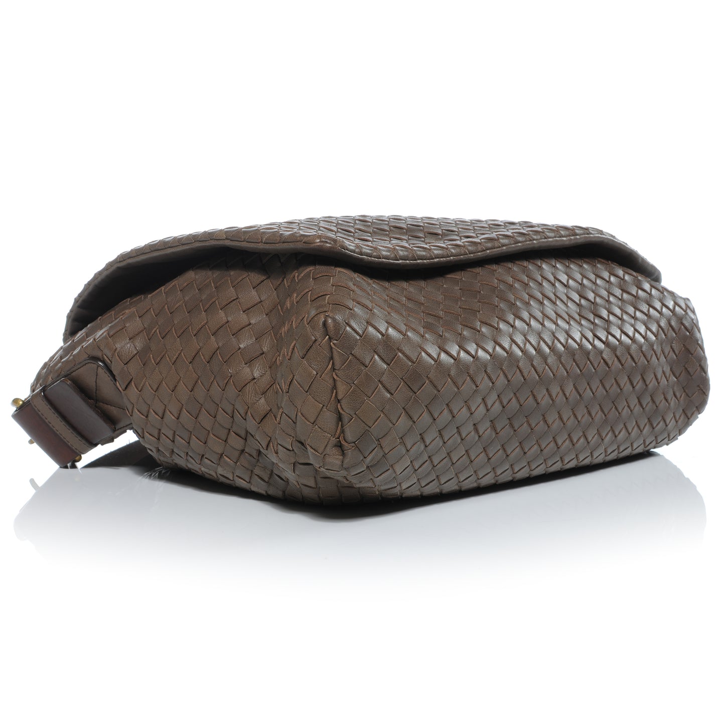 Nappa Intrecciato Light Calf Messenger Bag