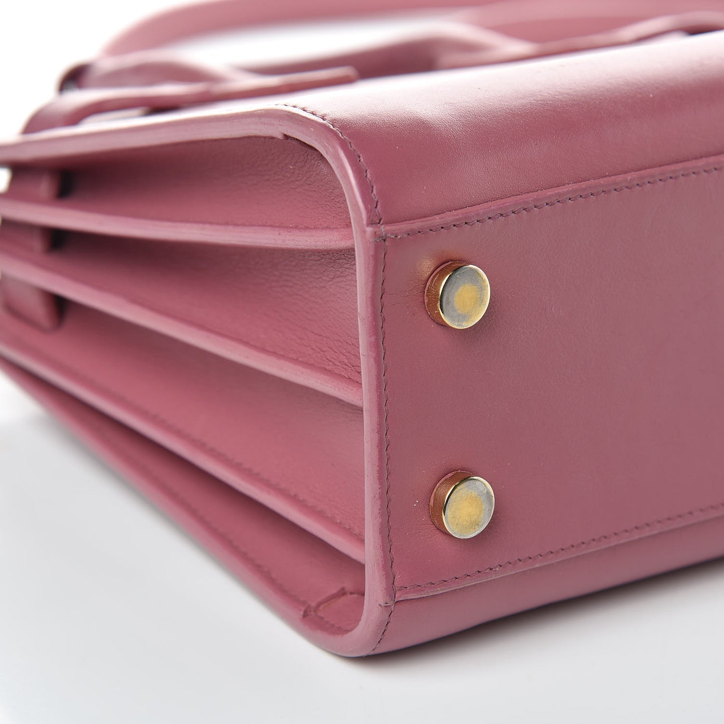 Calfskin Nano Sac De Jour Rose Dark