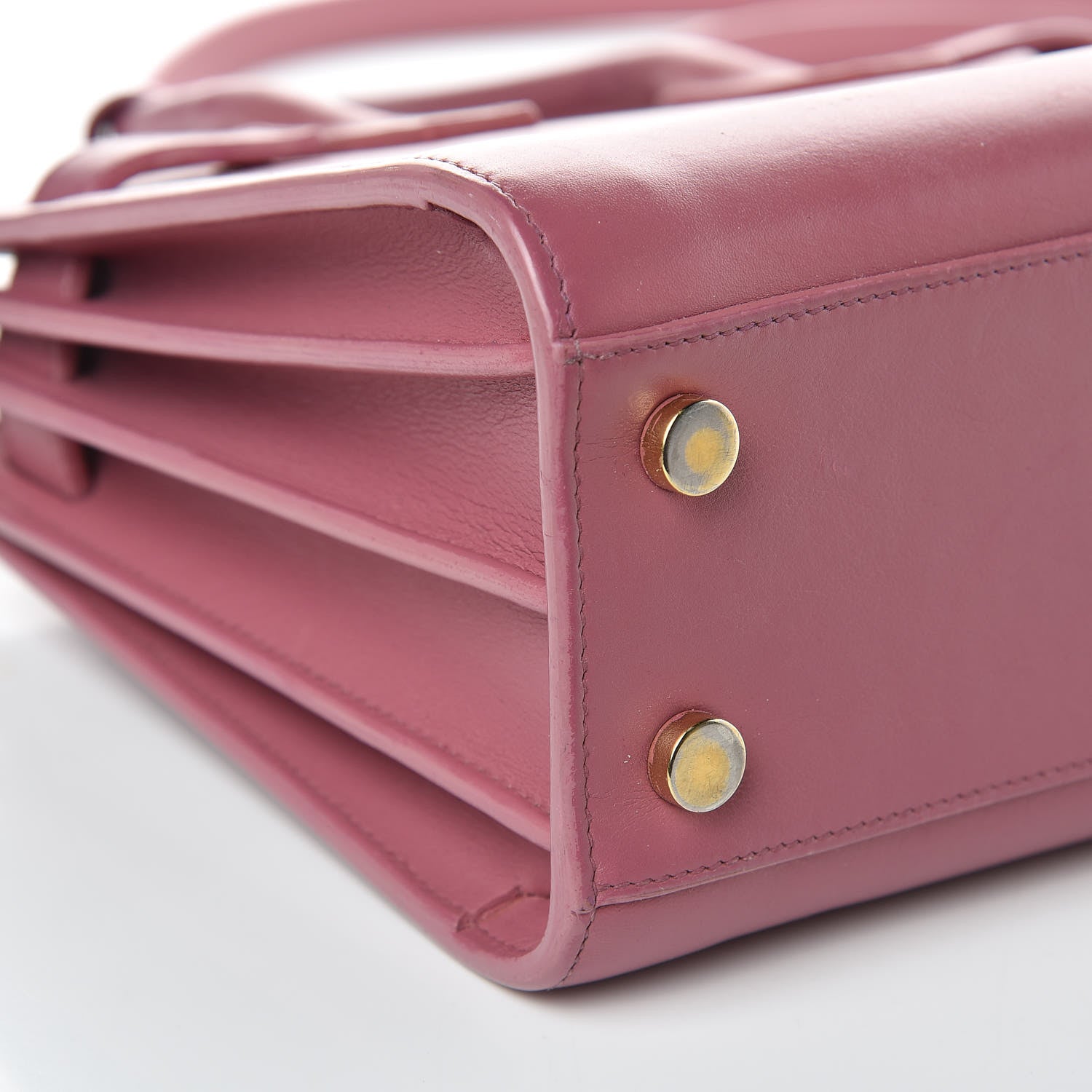 Saint Laurent Calfskin Nano Sac De Jour Rose Dark 7 of 13