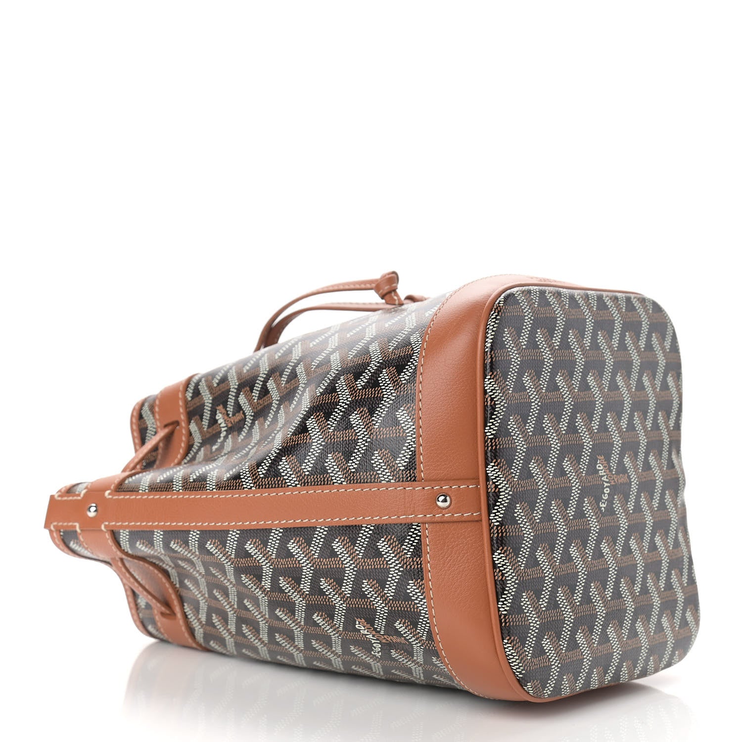 Goyard Goyardine Petit Flot Bucket Bag PM Black Gold 4 of 9