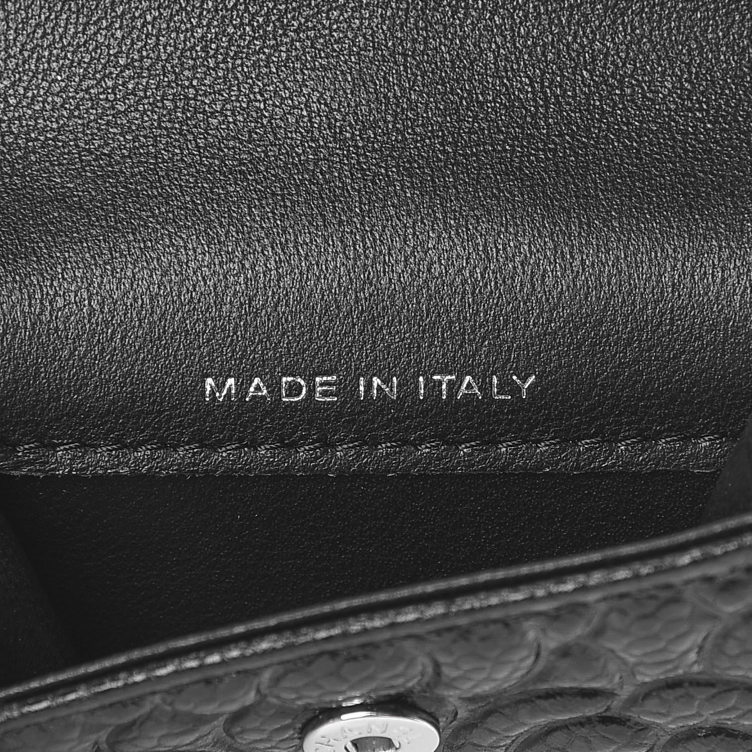 Chanel Caviar Camellia Embossed Airpods Pro Case Black 7 of 9