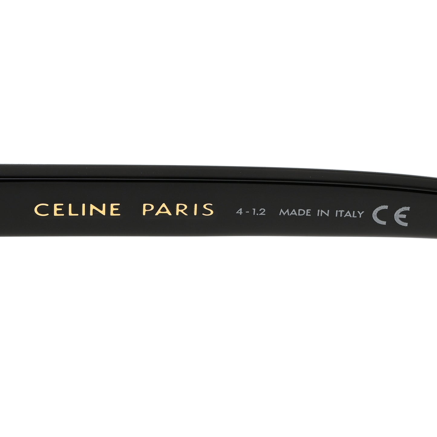 Acetate Rectangular Sunglasses CL40213I Black