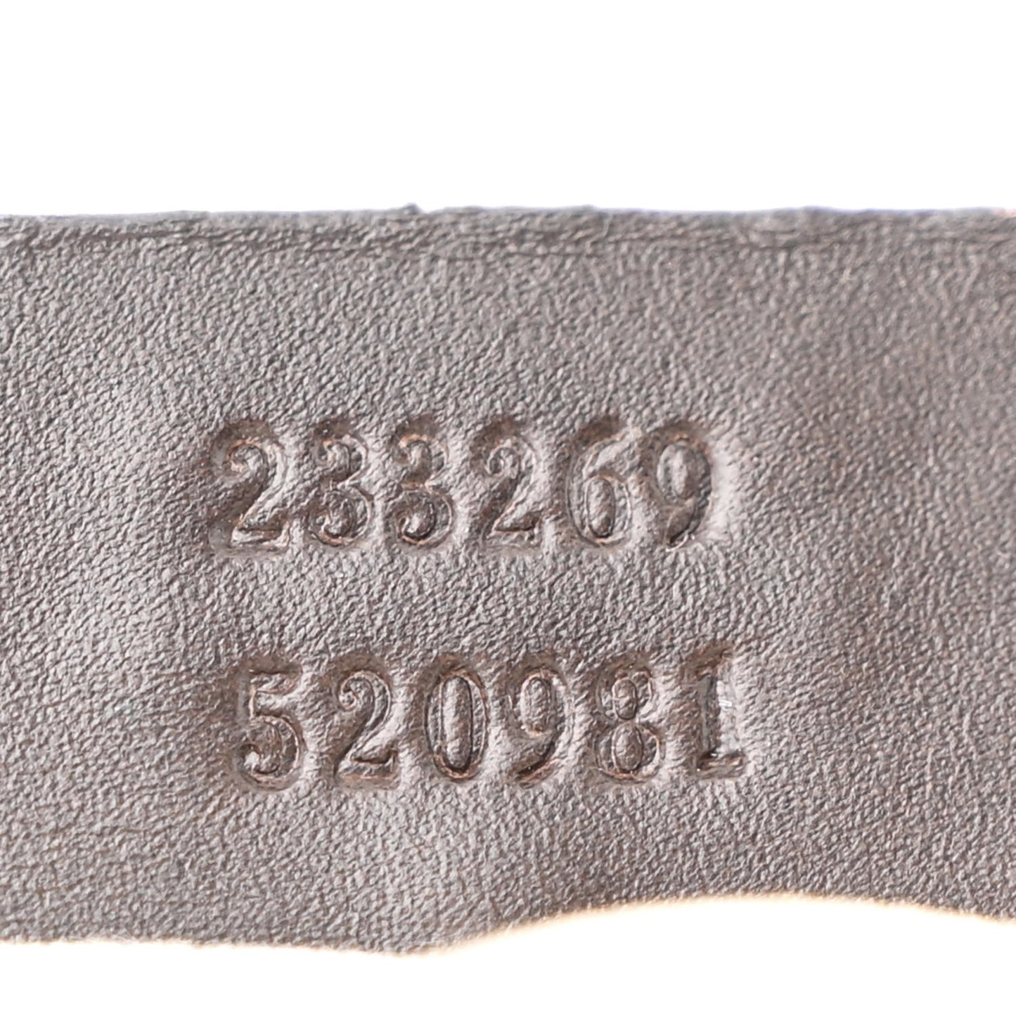 GG Supreme Monogram Belt Bag Dark Brown