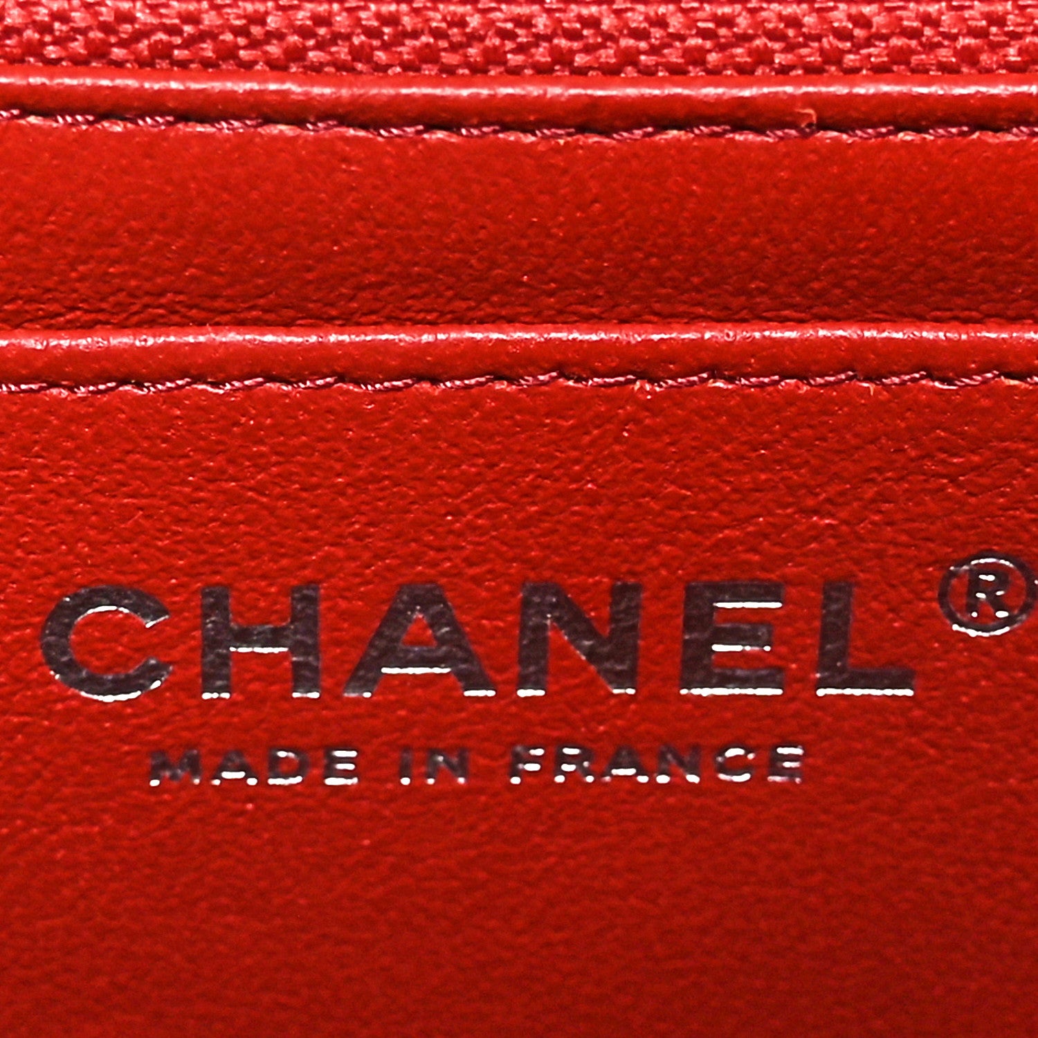 Chanel Caviar Quilted Mini Rectangular Flap Red 6 of 11