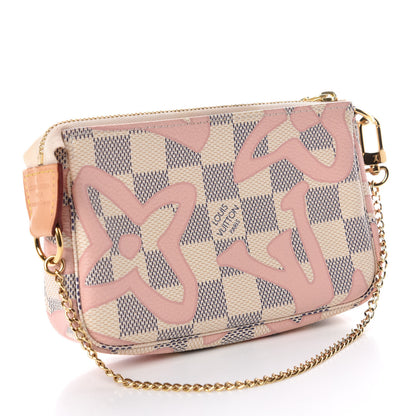 Louis Vuitton Damier Azur Tahitienne Mini Pochette Accessories 3 of 9