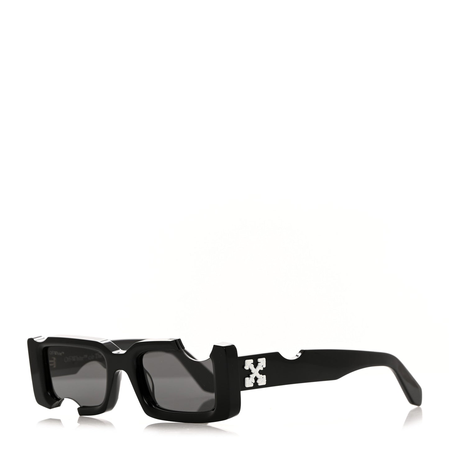 Acetate Cady Cutout Sunglasses Black