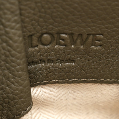 Loewe Soft Grained Calfskin Compact Hammock Shoulder Bag Khaki Green 6 of 10