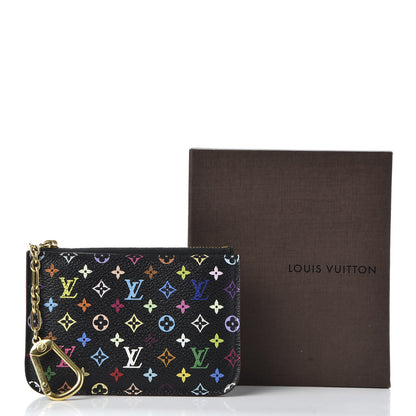 Louis Vuitton Monogram Multicolor Key Pouch Black Grenade 9 of 9