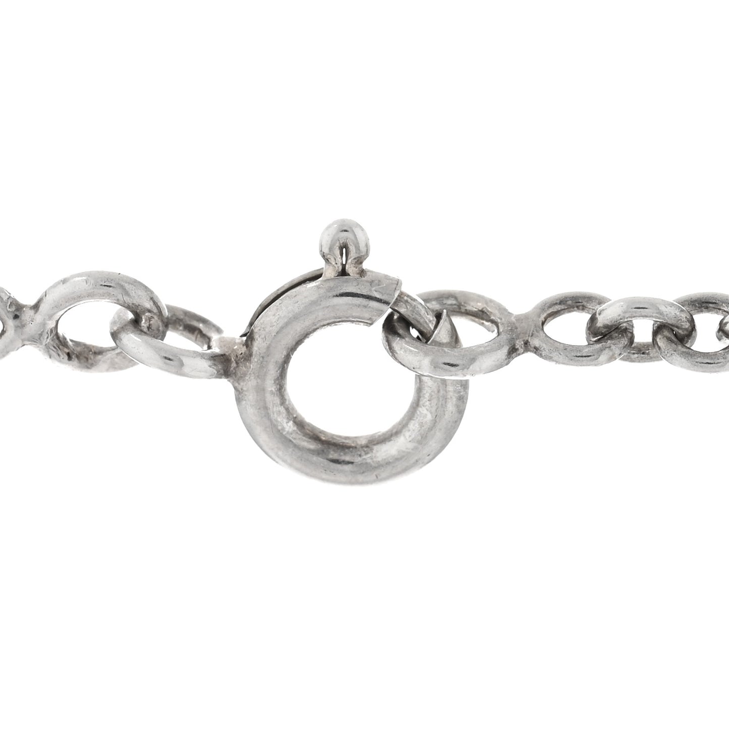 Sterling Silver Amulette Chaine d'Ancre Enchaine Pendant Necklace
